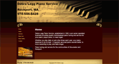 Desktop Screenshot of debraleggpiano.com